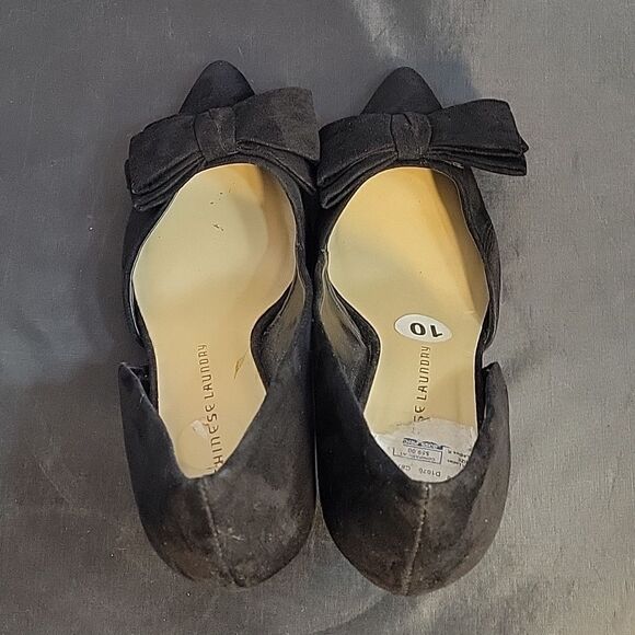 CHINESE LAUNDRY BOWKNOT D'ORSAY POINTED TOE HIGH HEEL STILETTOS WOMEN"S PUMP - Picture 6 of 12